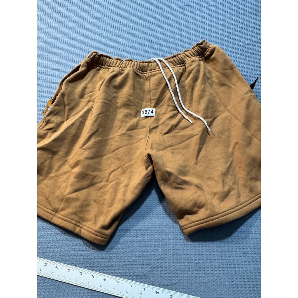 Nike Fleece Shorts Mens Medium Ale Brown